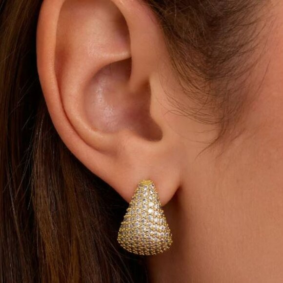 Gorjana Gold Banks Shimmer Earrings - Picture 1 of 6
